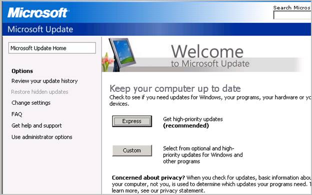 update microsoft com windowsupdate v6 default aspx ln en us